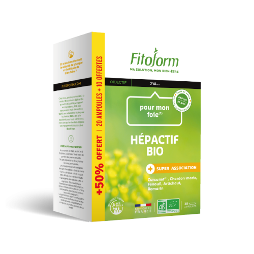 HEPACTIF BIO* - 30 ampoules dont 10 offertes