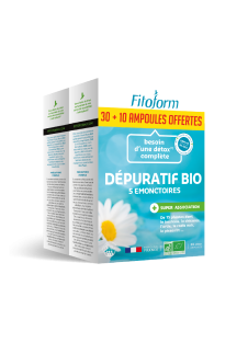 LOT DEPURATIF BIO* - 2 boites filmées 30+10 ampoules offertes