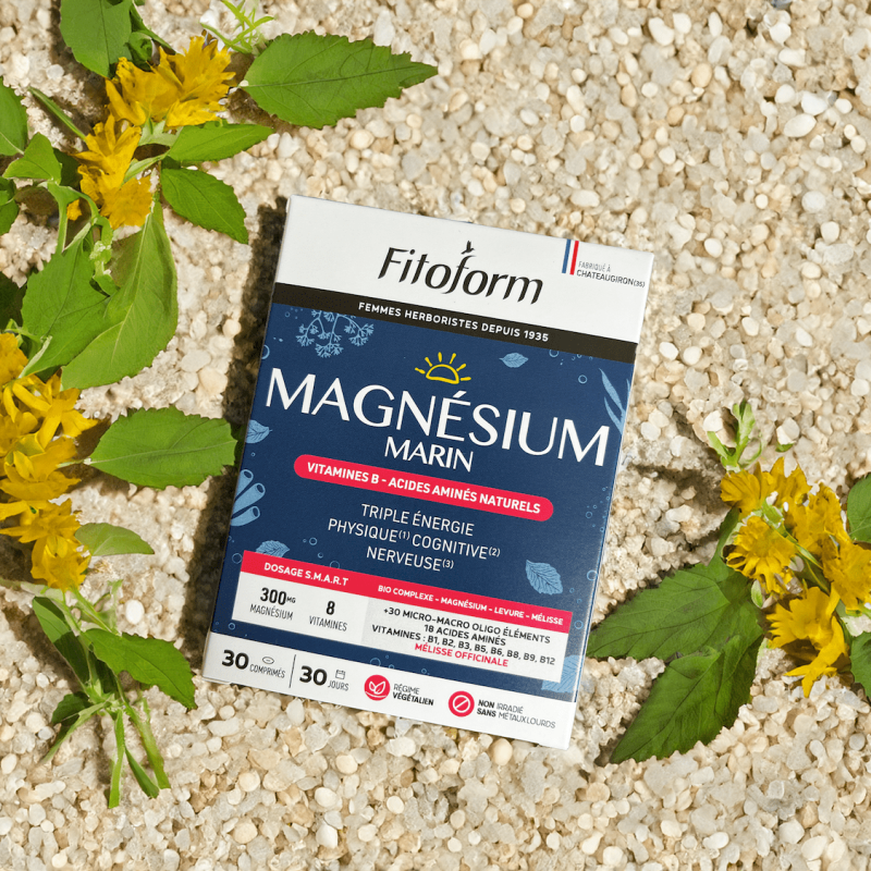 LE MAGNESIUM MARIN +B1 B6 B9 - 30 comprimés