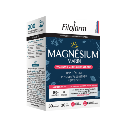 LE MAGNESIUM MARIN +B1 B6 B9 - 30 comprimés