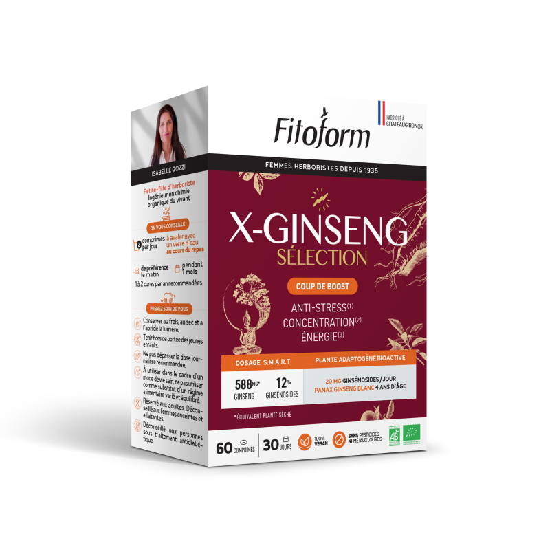 X-GINSENG SÉLECTION BIO* - 60 comprimés