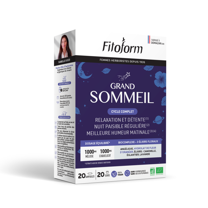 GRAND SOMMEIL-CYCLE COMPLET BIO* - 20 ampoules