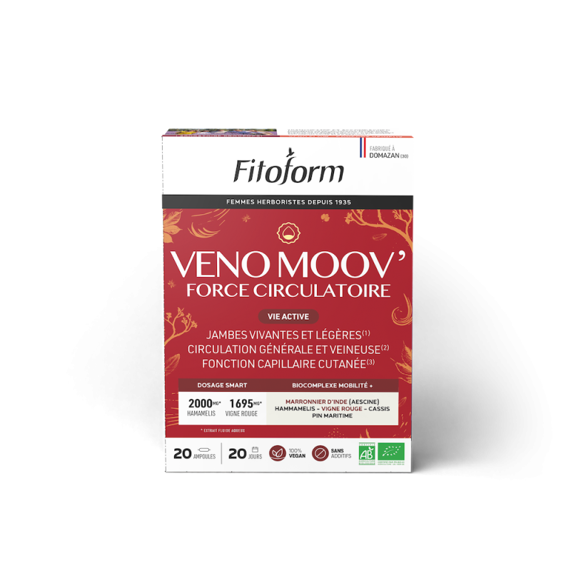 VENO MOOV BIO - 20 ampoules