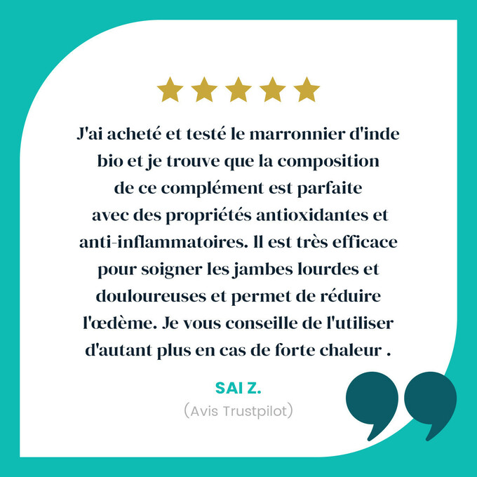 Quand nos clients testent le #marronnier d’Inde Bio Fitoform, c’est approuvé 😍😍😍Son action est renforcée par l'#hamamélis, la #vignerouge et le #pinmaritime pour une efficacité optimale.Même la saison chaude passée, il reste votre allié pour maintenir une bonne circulation du sang.Merci pour cet avis Sai Z. 😌 ••• #Fitoform #avisclient #satisfaction #complementalimentaire #complementsamentaires#complementalimentairebio #biologique #sante #beaute #santenaturelle #bienetreaunaturel #organisme #madeinFrance #circulation #marronnierdinde